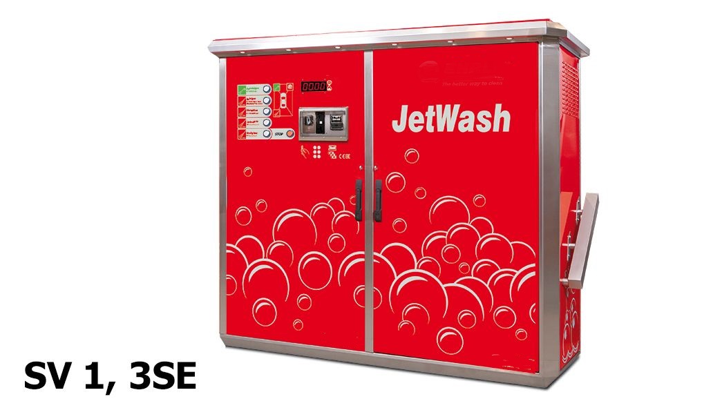 JetWash ηλεκτρικά θερμαινόμενο SV1/3SE Πλυντήριο αυτοκινήτων 3 θέσεων self-service