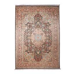 Kashmir silk 311x213cm Oriental Silk Rug