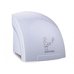 Hand dryer with photocell (white plastic)