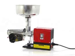 Ηλεκτρική μηχανή αλέσεως ντομάτας με ανοξείδωτο δοχείο και inox συλέκτη NL4 200 kg/h made in italy
