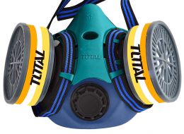 Μάσκα προστασίας μισού προσώπου TOTAL THRS02  (με 2 φίλτρα)