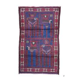 Beluch 138 x 86 cm Wool Afghan Rug